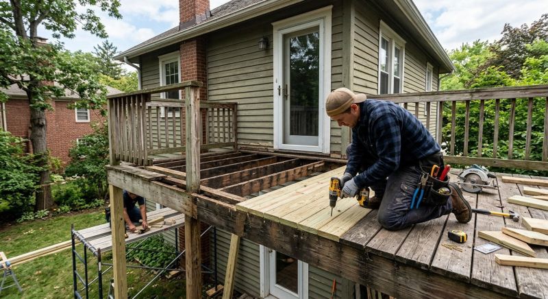 Balcony Dry Rot Repair