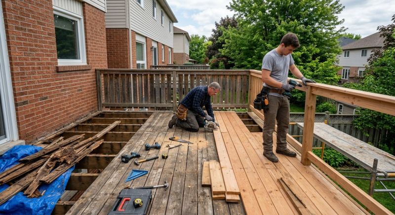 Balcony Dry Rot Repair