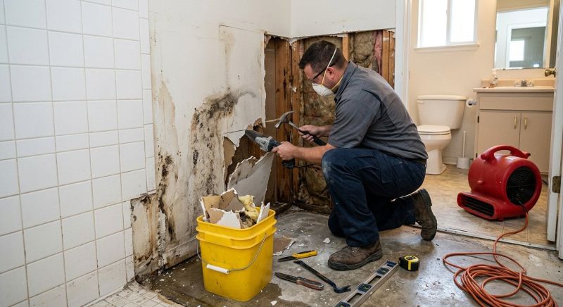 Bathroom Dry Rot Repair
