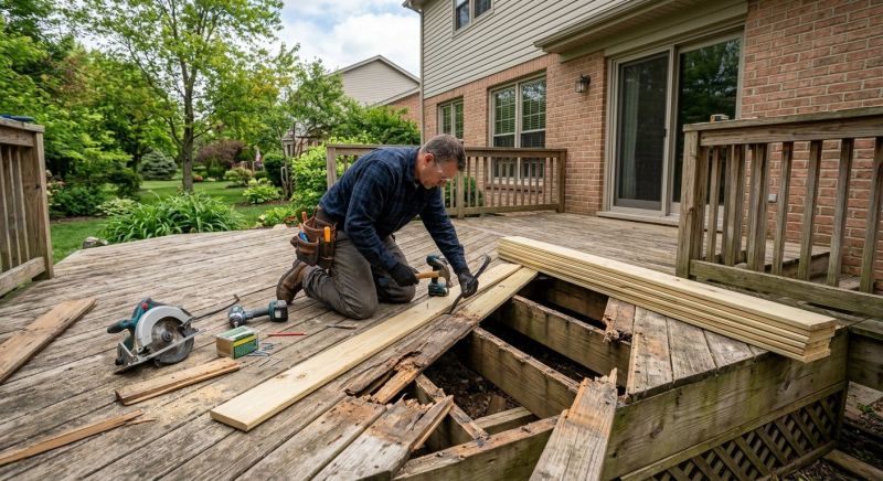 Deck Dry Rot Repair