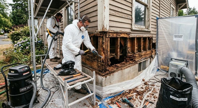 Deck Dry Rot Repair