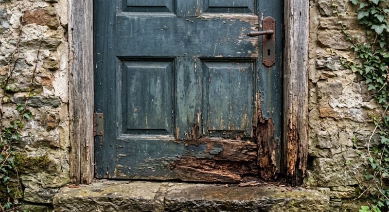 Dry Rot Door Repair