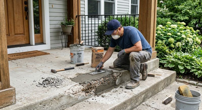 Porch Dry Rot Repair