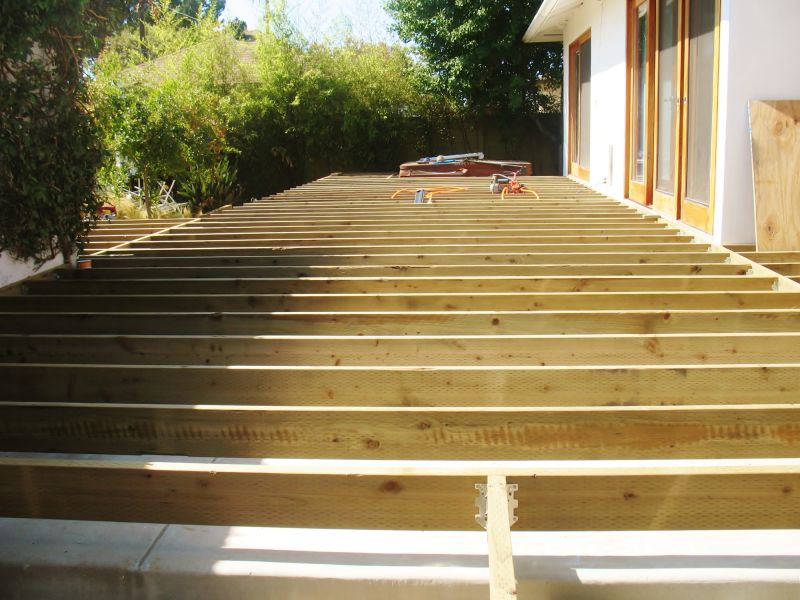 Rotted Deck Joist Replacement