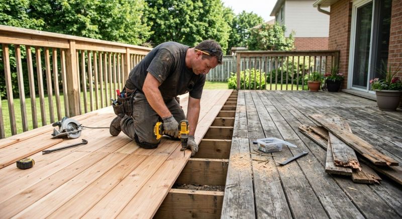 Rotted Deck Repair