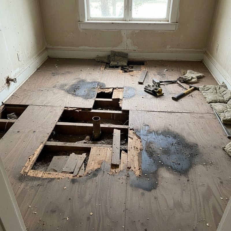 Rotted Floor Repair
