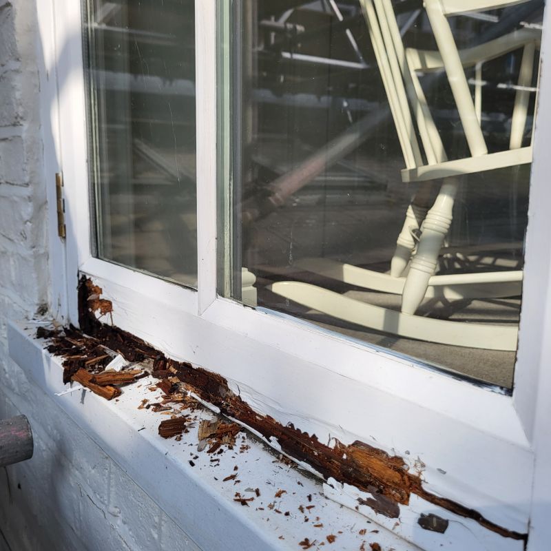 Rotted Window Frame Repair