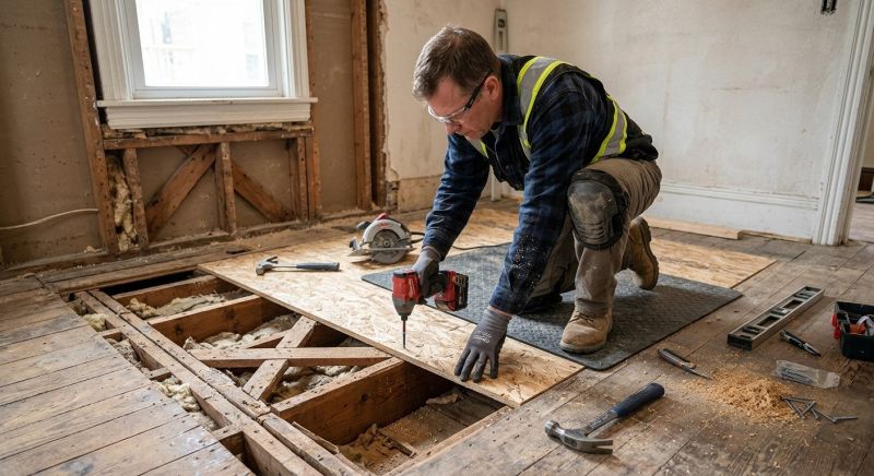Sagging Floor Repair