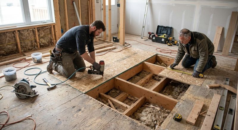 Subfloor Rot Repair