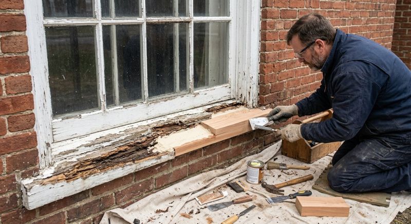Window Dry Rot Repair